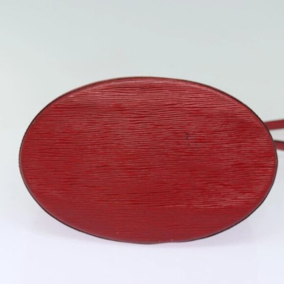 LOUIS VUITTON Epi Cluny Shoulder Bag Red M52257 LV Auth 81583 - Picture 7 of 16